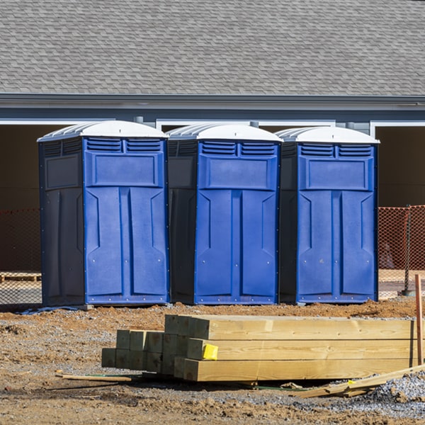 what is the maximum capacity for a single porta potty in Buskirk NY